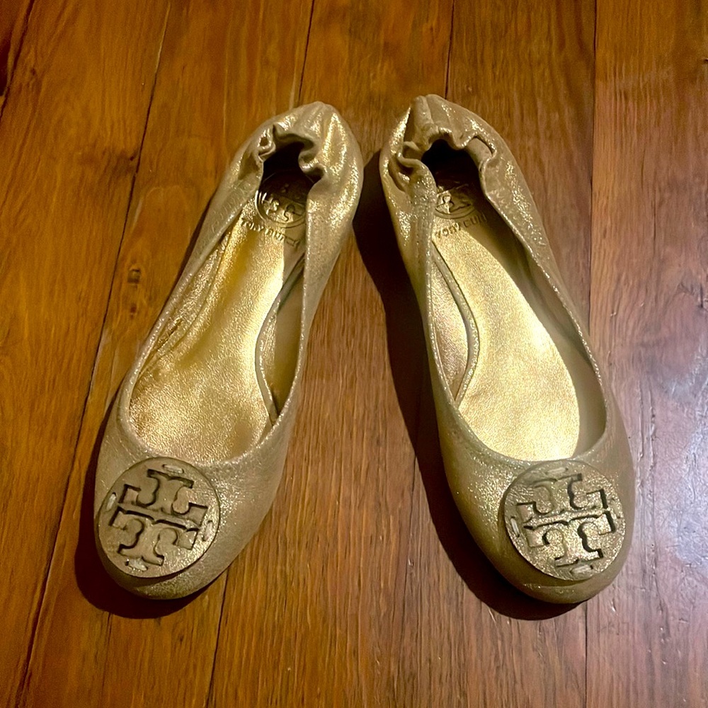Powder Suede Reva Tory Burch Flats